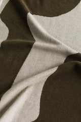 Cotton Arc Tea Towel | Olive