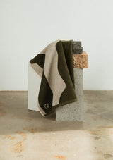 Cotton Arc Tea Towel | Olive