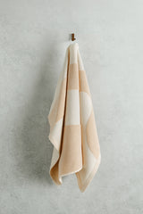 Cotton Arc Tea Towel  | Parchment