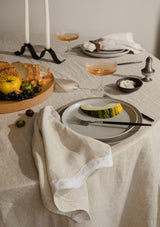 Natural Waved Linen Napkins | Hire