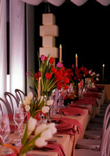 Rose Pink Linen Napkins | Hire