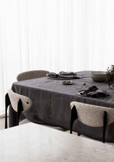 Graphite Grey Linen Napkins | Hire