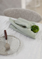 Sage Green Linen Napkins | Hire